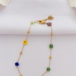 GOLDEN FLOWERS ANKLET