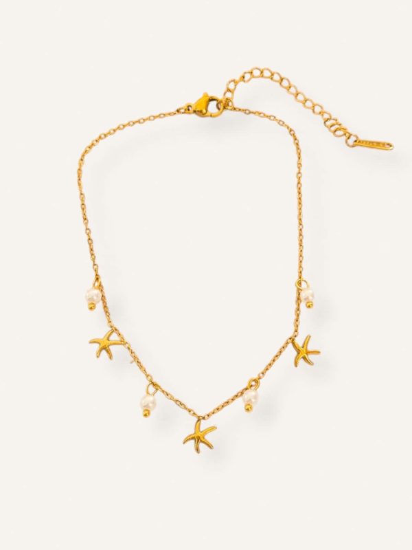 GOLD STARFISH ANKLET